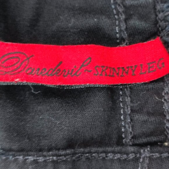 Guess Jeans Daredevil skinny leg stretch black women's size 26 - Picture 6 of 10